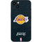 NBA Los Angeles Lakers Black Primary Logo iPhone 14 Plus Skin
